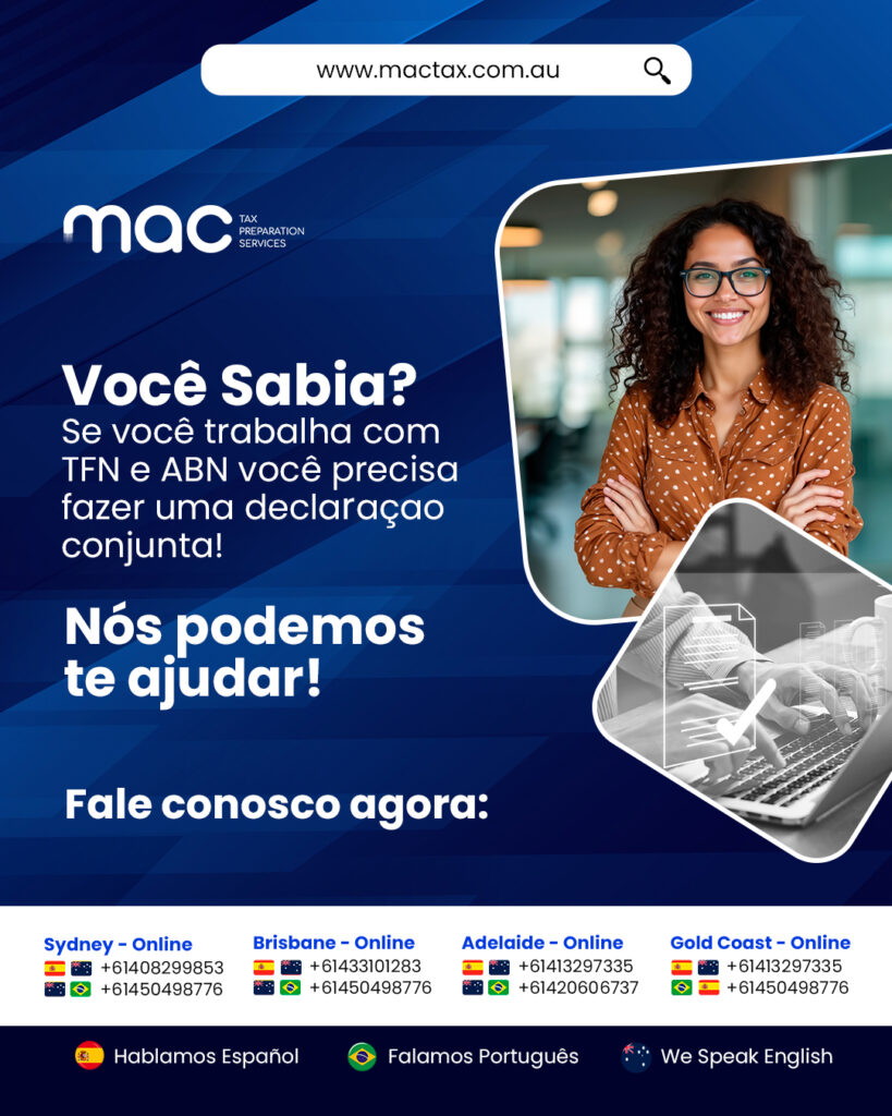 tax return declaracao de impostos australia